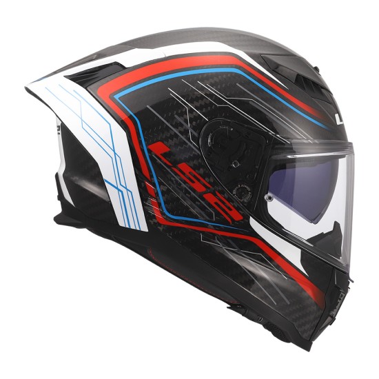 Casco integral LS2 FF807 DRAGON SUBIC Gloss White Blue Red - Micasco.es - Tu tienda de cascos de moto