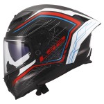 Casco integral LS2 FF807 DRAGON SUBIC Gloss White Blue Red - Micasco.es - Tu tienda de cascos de moto