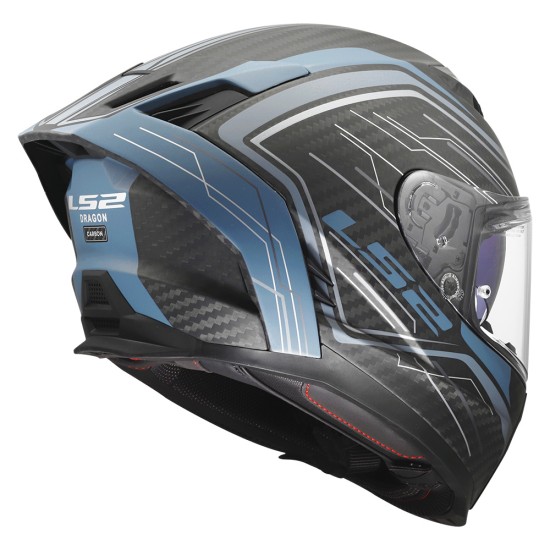 Casco integral LS2 FF807 DRAGON SUBIC Matt Blue Petrol - Micasco.es - Tu tienda de cascos de moto