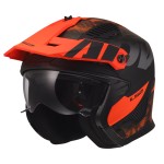 LS2 OF606 DRIFTER GAS Matt Grey Orange - Micasco.es - Tu tienda de cascos de moto