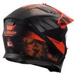 LS2 OF606 DRIFTER GAS Matt Grey Orange - Micasco.es - Tu tienda de cascos de moto