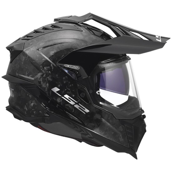 LS2 MX701 EXPLORER CARBON Frontier II  Matt White Red - Micasco.es - Tu tienda de cascos de moto