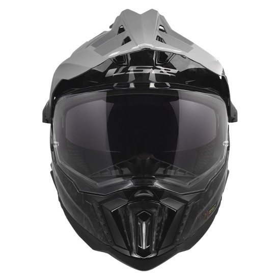 LS2 MX701 EXPLORER CARBON Frontier II  Matt White Red - Micasco.es - Tu tienda de cascos de moto