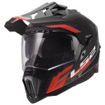 LS2 MX701 EXPLORER HEXA Matt Black Red Grey - Micasco.es - Tu tienda de cascos de moto