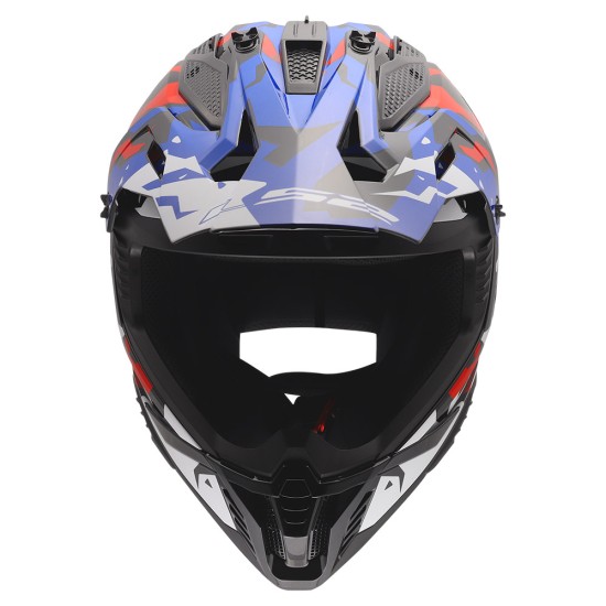 LS2 MX708 FAST II GROTESK Gloss White Blue Red - Micasco.es LS2 MX708 FAST II GROTESK Gloss White Blue Red - Micasco.es - Tu tienda de cascos de moto