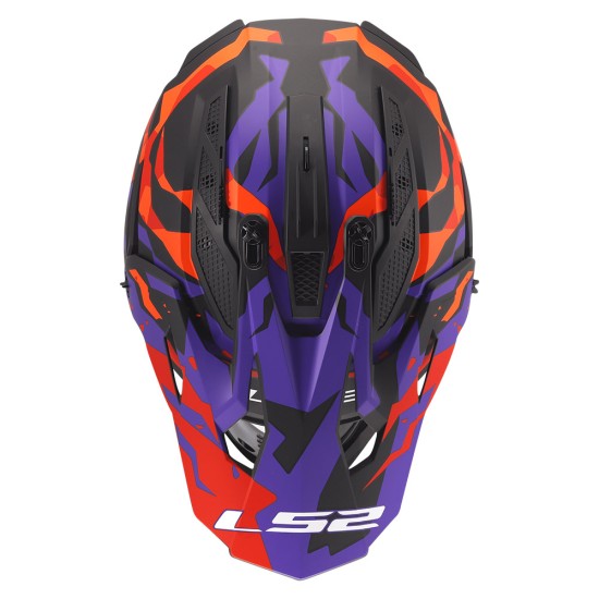 LS2 MX708 FAST II GROTESK Matt Purple Orange - Micasco.es LS2 MX708 FAST II GROTESK Matt Purple Orange - Micasco.es - Tu tienda de cascos de moto