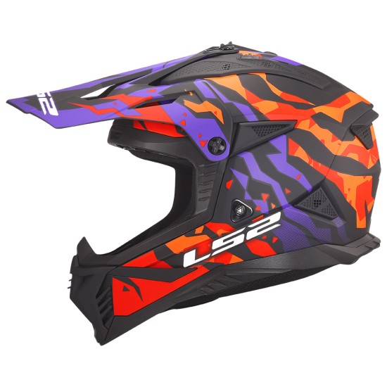 LS2 MX708 FAST II GROTESK Matt Purple Orange - Micasco.es LS2 MX708 FAST II GROTESK Matt Purple Orange - Micasco.es - Tu tienda de cascos de moto