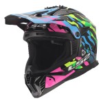 LS2 MX708 FAST II GROTESK Gloss Blue Pink Green - Micasco.es LS2 MX708 FAST II GROTESK Gloss Blue Pink Green - Micasco.es - Tu tienda de cascos de moto