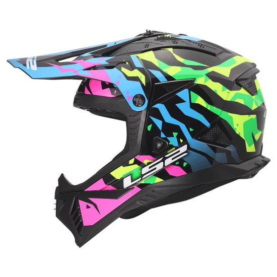 LS2 MX708 FAST II GROTESK Gloss Blue Pink Green - Micasco.es LS2 MX708 FAST II GROTESK Gloss Blue Pink Green - Micasco.es - Tu tienda de cascos de moto