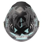 Casco infantil LS2 OF622 FUNNY II SCRIBBLE Gloss Grey Blue - Micasco.es - Tu tienda de cascos de moto