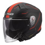 LS2 OF603 INFINITY II VEYRON Matt Black Grey Red - Micasco.es - Tu tienda de cascos de moto