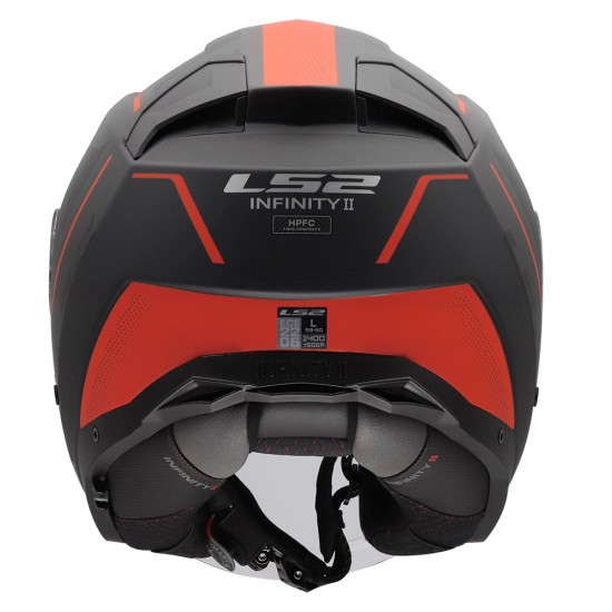 LS2 OF603 INFINITY II VEYRON Matt Black Grey Red - Micasco.es - Tu tienda de cascos de moto