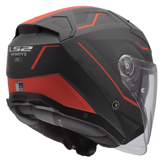 LS2 OF603 INFINITY II VEYRON Matt Black Grey Red - Micasco.es - Tu tienda de cascos de moto