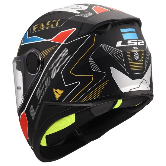 Casco infantil LS2 FF812 KID ZERO Matt Grey Red - Micasco.es - Tu tienda de cascos de moto