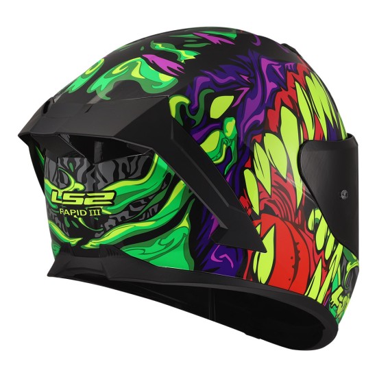 Casco LS2 FF820 Rapid III LYCANT Gloss Purple Green - Micasco.es - Tu tienda de cascos de moto