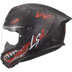 Casco LS2 FF820 Rapid III KAIJU II Matt Black Red White