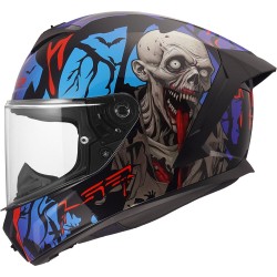 Casco LS2 FF820 Rapid III ZOMBIE II Gloss Black Red Blue