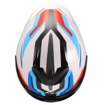 Casco LS2 FF820 Rapid III HYPER Gloss White Blue Red - Micasco.es - Tu tienda de cascos de moto