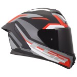 Casco LS2 FF820 Rapid III HYPER Matt Black Red - Micasco.es - Tu tienda de cascos de moto