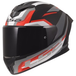 Casco LS2 FF820 Rapid III HYPER Matt Black Red