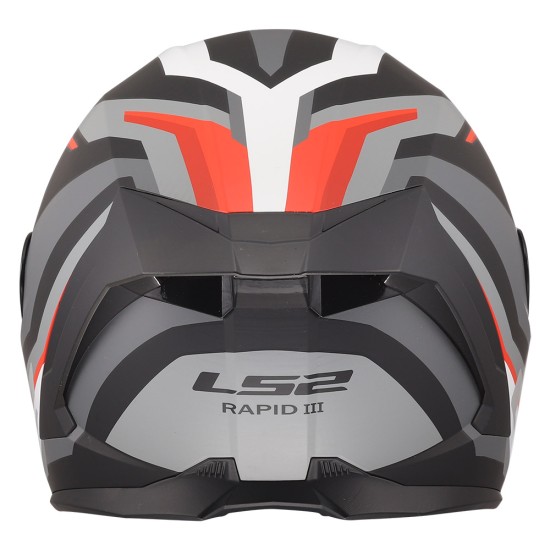 Casco LS2 FF820 Rapid III HYPER Matt Black Red - Micasco.es - Tu tienda de cascos de moto