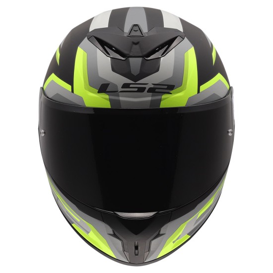Casco LS2 FF820 Rapid III HYPER Matt Black H-V Yellow - Micasco.es - Tu tienda de cascos de moto