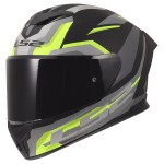 Casco LS2 FF820 Rapid III HYPER Matt Black H-V Yellow - Micasco.es - Tu tienda de cascos de moto