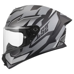 Casco LS2 FF820 Rapid III XTREM Matt Black Grey