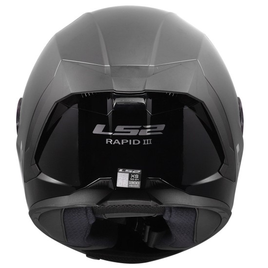 Casco LS2 FF820 Rapid III BLACK Gloss - Micasco.es - Tu tienda de cascos de moto