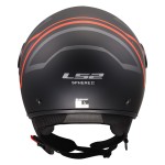 Casco jet LS2 Sphere Lux II MINIM Matt Black Red - Micasco.es - Tu tienda de cascos de moto