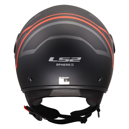 Casco jet LS2 Sphere Lux II MINIM Matt Black Red - Micasco.es - Tu tienda de cascos de moto