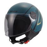 Casco jet LS2 Sphere Lux II MINIM Gloss Blue Teal - Micasco.es - Tu tienda de cascos de moto