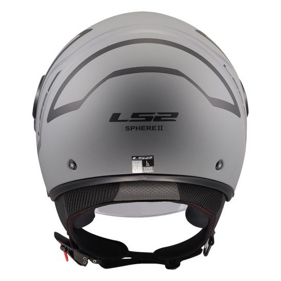 Casco jet LS2 Sphere Lux II MINIM Matt Black Grey - Micasco.es - Tu tienda de cascos de moto