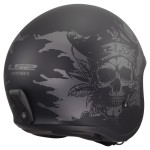 Casco jet LS2 OF599 Spitfire II WILLY Matt Black Grey - Micasco.es - Tu tienda de cascos de moto