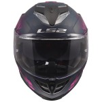 LS2 STORM III BURST Matt Black Pink - Micasco.es - Tu tienda de cascos de moto