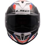 LS2 STORM III SPORTY Gloss White Blue Red - Micasco.es - Tu tienda de cascos de moto