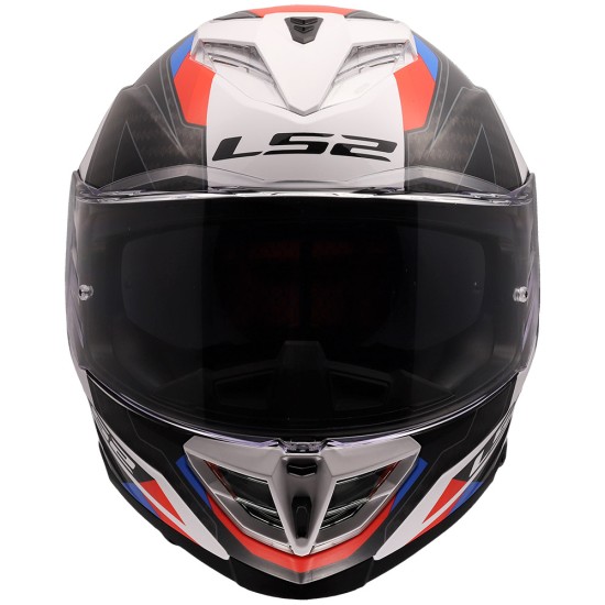 LS2 STORM III SPORTY Gloss White Blue Red - Micasco.es - Tu tienda de cascos de moto