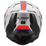 LS2 STORM III SPORTY Gloss White Blue Red - Micasco.es - Tu tienda de cascos de moto