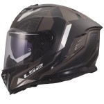 LS2 STORM III SPORTY Matt Black Grey - Micasco.es - Tu tienda de cascos de moto