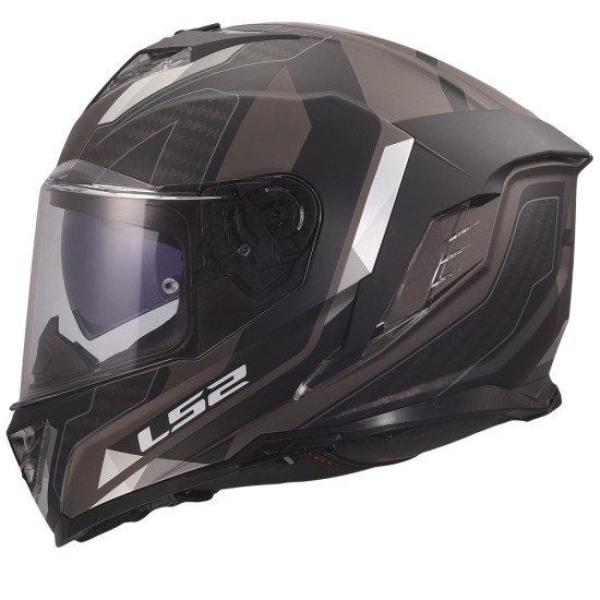 LS2 STORM III SPORTY Matt Black Grey - Micasco.es - Tu tienda de cascos de moto