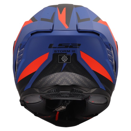 LS2 STORM III DYNAMO Matt Blue Red - Micasco.es - Tu tienda de cascos de moto