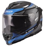 LS2 STORM III KOMAI Matt Black Blue - Micasco.es - Tu tienda de cascos de moto