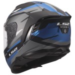 LS2 STORM III KOMAI Matt Black Blue - Micasco.es - Tu tienda de cascos de moto