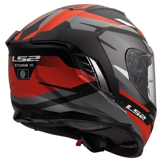LS2 STORM III KOMAI Matt Black Red - Micasco.es - Tu tienda de cascos de moto