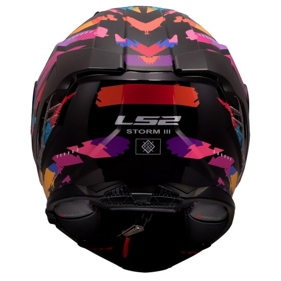 LS2 STORM III KAOS Gloss Black Purple Blue - Micasco.es - Tu tienda de cascos de moto