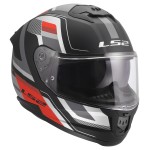 Casco integral LS2 FF808 Stream EVO II VINTAGE Matt Black Grey Red - Micasco.es - Tu tienda de cascos de moto