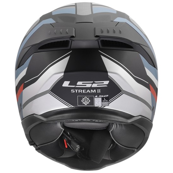 Casco integral LS2 FF808 Stream EVO II VINTAGE Matt Black Petrol - Micasco.es - Tu tienda de cascos de moto