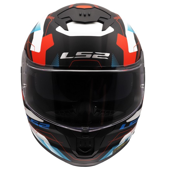 Casco integral LS2 FF808 Stream EVO II MIKA Matt White Blue Red - Micasco.es - Tu tienda de cascos de moto