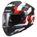 Casco integral LS2 FF808 Stream EVO II MIKA Matt White Blue Red - Micasco.es - Tu tienda de cascos de moto
