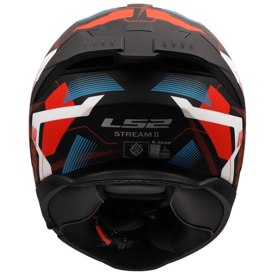 Casco integral LS2 FF808 Stream EVO II MIKA Matt White Blue Red - Micasco.es - Tu tienda de cascos de moto